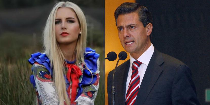 Tania Ruiz es relacionada con el ex presidente de México, desde enero pasado. (Instagram/EFE)