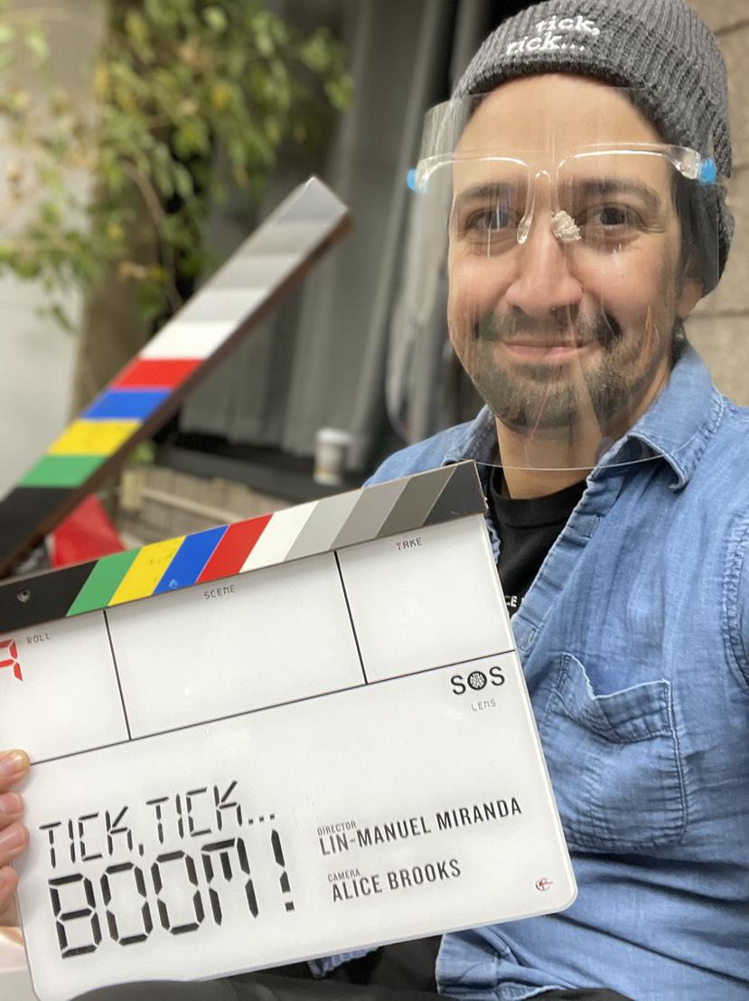 Lin-Manuel Miranda pudo retomar en septiembre pasado el rodaje de la cinta "Tick Tick Boom", su debut como director.