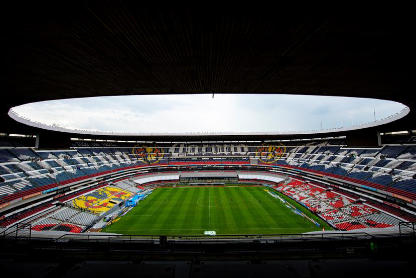 Fotografía del Estadio Azteca en la Ciudad de México.