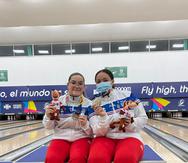 Taishaye Naranjo y Pamela Perez fueron consistentes desde el principio del torneo de dobles femenino.
