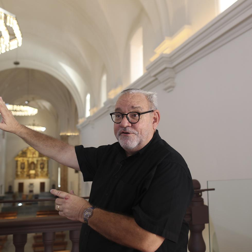 El arquitecto Jorge Rigau ganó el Premio Nacional de Arquitectura por proyecto de conservación de la Iglesia San José, en el Viejo San Juan.