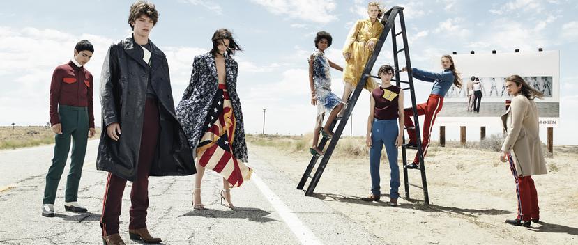 La campaña destaca el debut de la colección Calvin Klein 205W39NYC presentada por el director creativo Raf Simons. (Calvin Klein)