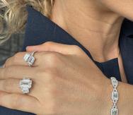Diversas joyas creadas con diamantes de laboratorio y disponibles en Joyería Riviera.
