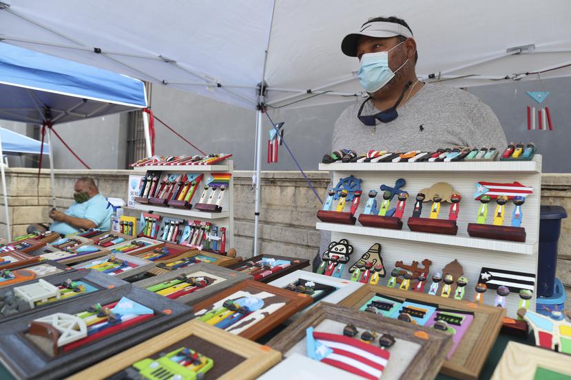 Ambiente en el Viejo San Juan como parte de la Feria de Artesanías y Artes Plásticas en el Viejo San Juan.