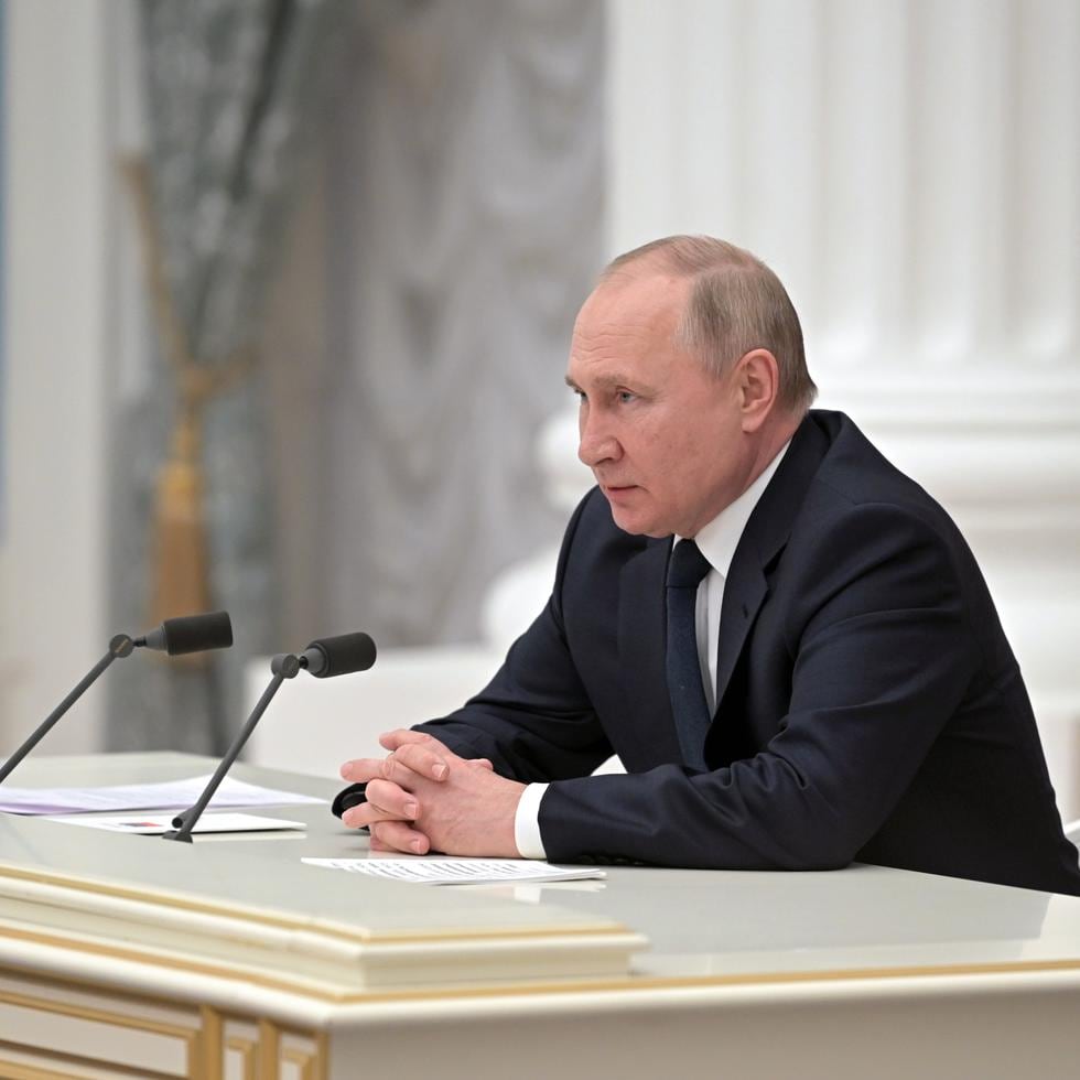 El presidente ruso, Vladimir Putin, el pasado miércoles en el Kremlin.