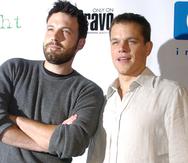 Ben Affleck, a la izquierda, y Matt Damon, a la derecha, ganaron un Oscar por el filme Good Will Hunting (1997).