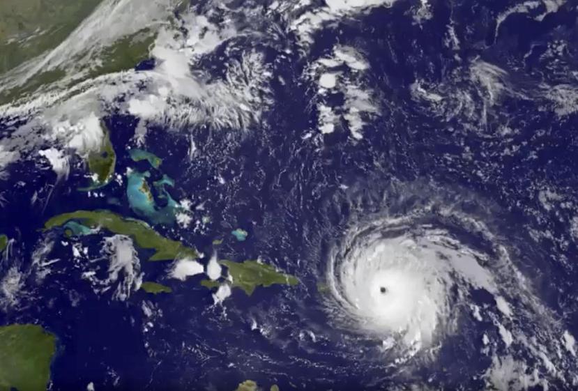 Una de las localidades que no se vio tan afectada fue la isla de Antigua. (Captura de pantalla / NOAA)