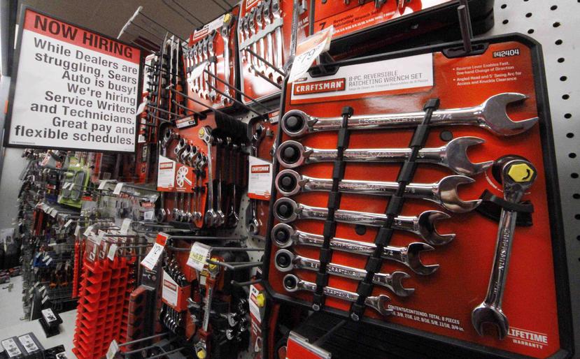 Actualmente sólo un 10% de los productos Craftsman se venden en tiendas que no son de Sears. (AP)