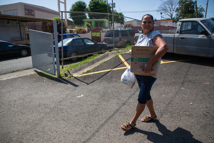 Doña Norma Feliciano, de Añasco, tiene ingresos de $424 al mes que no le son suficientes para alimentarse.