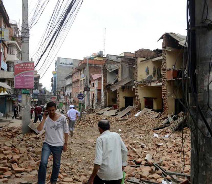 Este es el peor terremoto que haya sacudido violentamente a Nepal. (AFP)