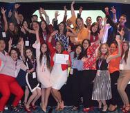 El reconocimiento a los alumnos de la UPR en Aguadilla tuvo lugar durante la cuarta celebración del SME Student Summit en el Centro de Convenciones de Puerto Rico, en Miramar. (Suministrada)