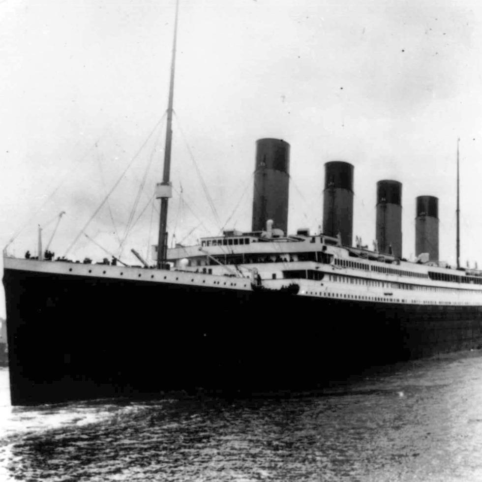 Momento en que el Titanic parte de Inglatera, en abril 10 de 1912, hacia Estados Unidos.