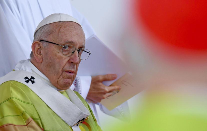 El papa Francisco celebra la Misa de clausura del Encuentro Mundial de Familias en el Phoenix Park, ante más de 500,000 fieles, en Dublín, Irlanda (EFE / Ciro Fusco)