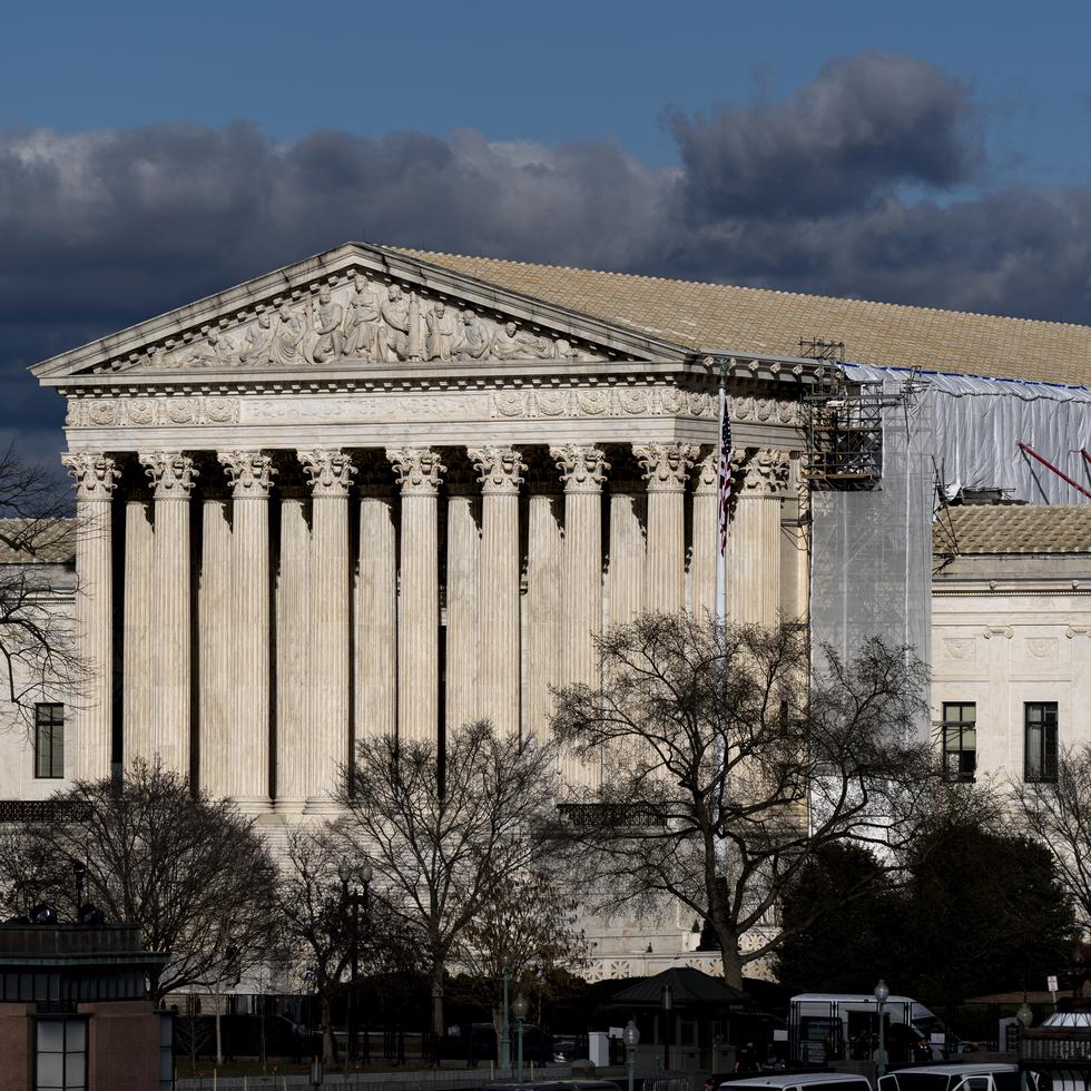 Vista de la Corte Suprema, Washington