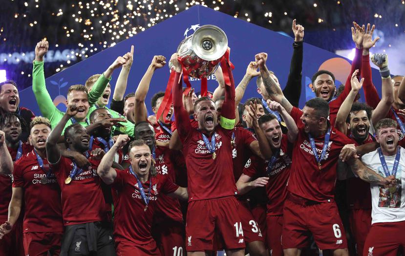 Liverpool se coronó campeón de la Liga de Campeones. (AP)