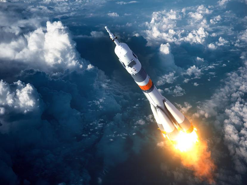 Lanzamiento de cohete. (Shutterstock)