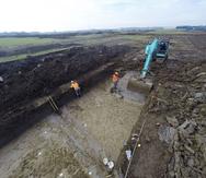 Las excavaciones para la construcción de un parque empresarial en Holanda descubrieron inusuales y misteriosos restos del Imperio Romano. (EFE)