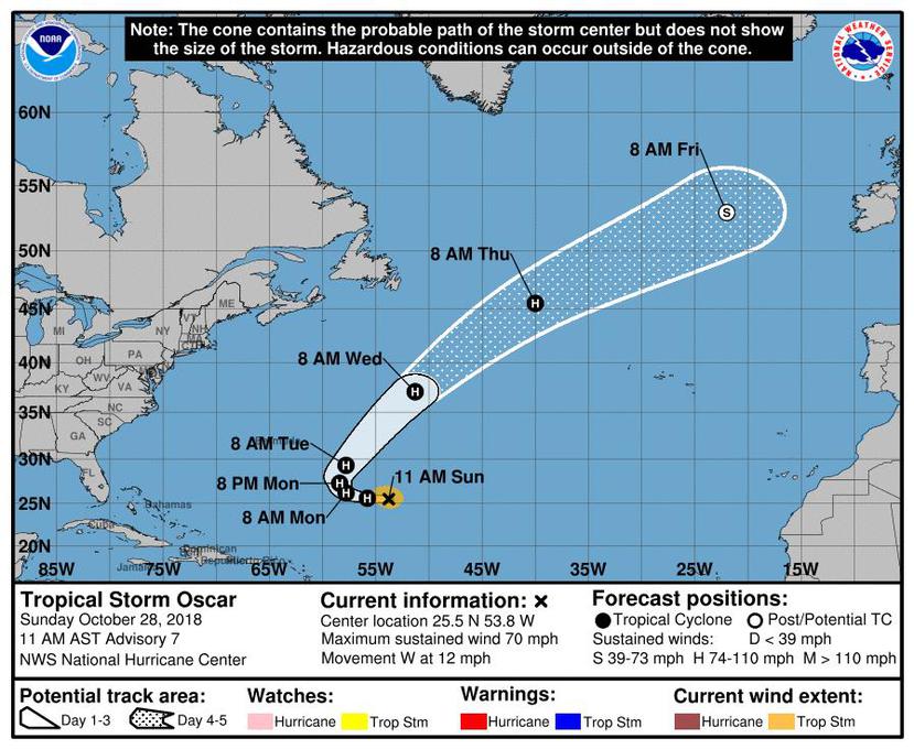 Es la 15ta tormenta en ser nombrada en esta temporada de huracanes. (NHC)


