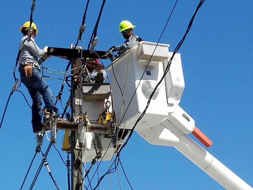 La AEE restableció el servicio eléctrico al 90.68 por ciento los clientes en toda la isla, una cifra que equivale a 1,335,728 clientes. (GFR Media)
