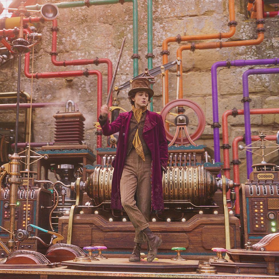 Timothée Chalamet, en una escena de la película "Wonka".