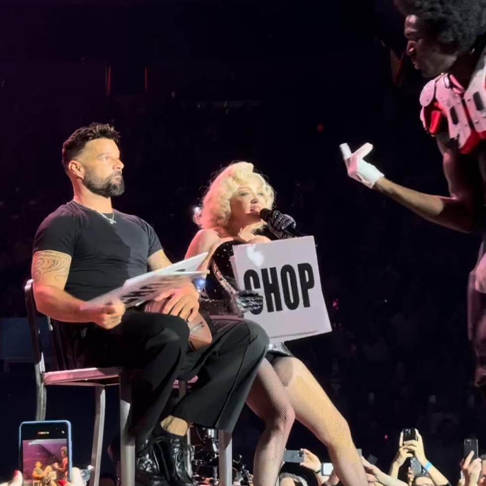 Ricky Martin estuvo junto a Madonna en el escenario del concierto "Celebration" en Miami.