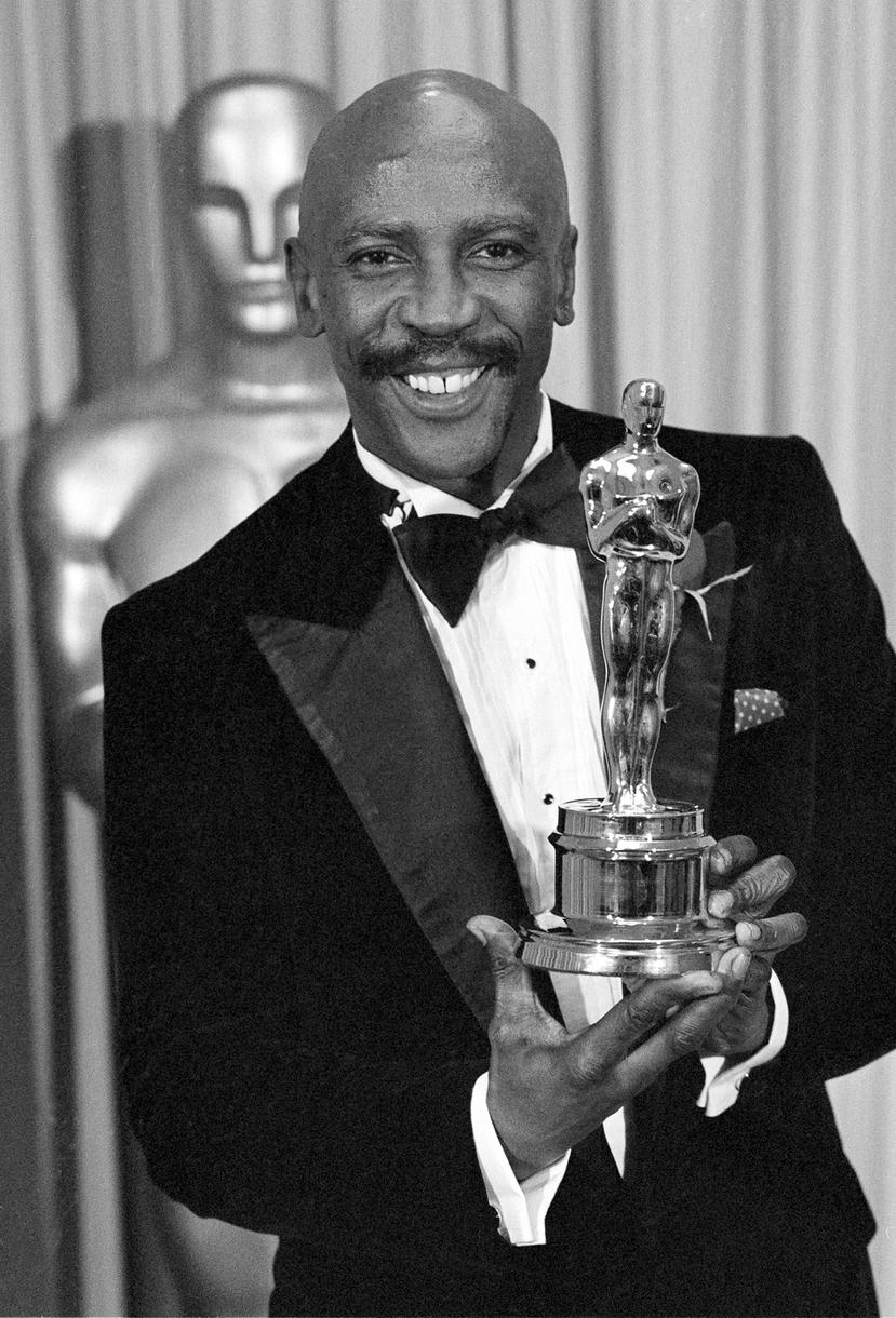 Louis Gossett Jr., el primer hombre negro en ganar un Oscar como actor de reparto.