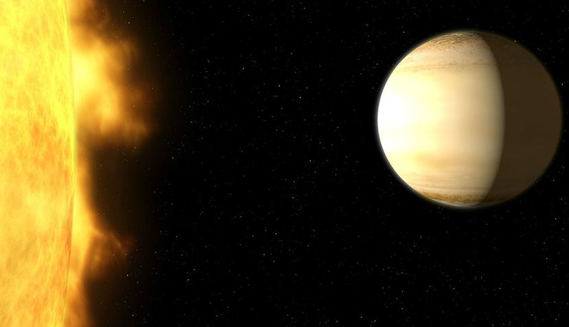 El exoplaneta debió formarse muy lejos de la estrella que orbita (NASA).