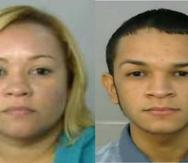 Jeromy Pietri Napoleoni y Ana Inés Napoleoni Medina, acusados de asesinar al joven militar Jeancarlos Rivera Lugo en Ponce.