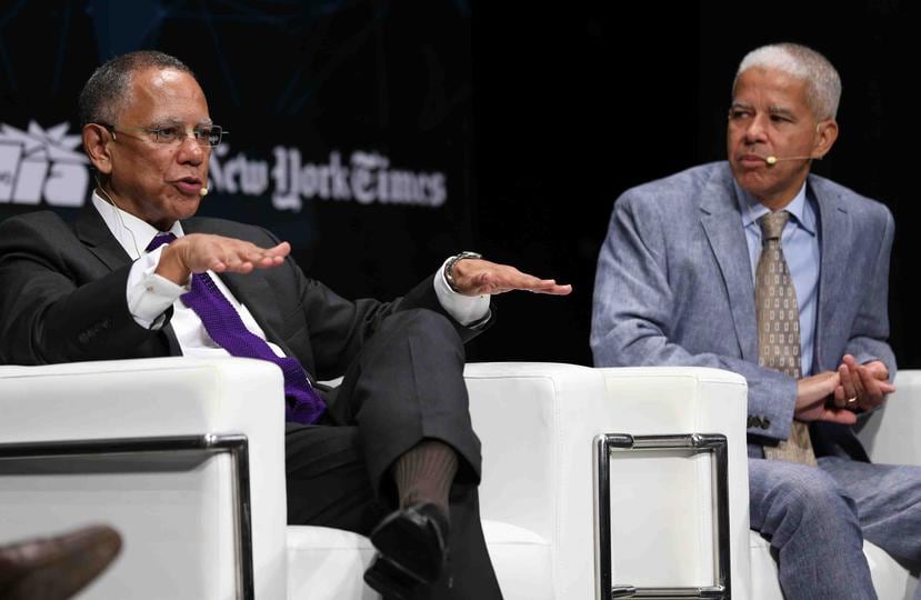 Executive Editor and the National Editor of The New York Times, Dean Baquet and Marc Lacey.