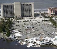 Estructuras destruidas por el huracán Ian en Fort Myers, Florida, el 29 de septiembre de 2022.