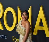 La actriz Yalitza Aparicio participa en el lanzamiento de la película "Roma" en el Teatro Egipcio de Hollywood (EE.UU.). EFE/ Iván Mejía/Archivo
