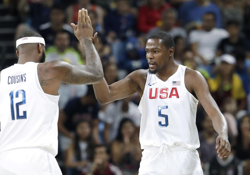 Kevin Durant fue parte del equipo de Estados Unidos en Río 2016. (AP / Archivo)