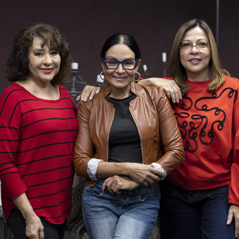 La obra “Los soles truncos” está protagonizada por, de izquierda a derecha, Idalia Pérez Garay, Alba Nydia Díaz y Sonia Valentín.
