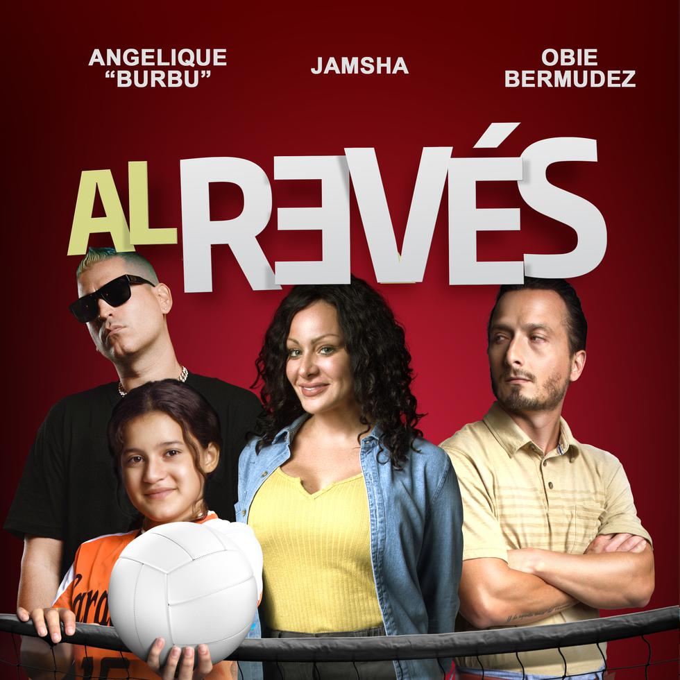 Afiche promocional de la película "Al revés".