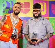 DJ Adoni y Farruko fueron galardonados por el éxito "Pepas".