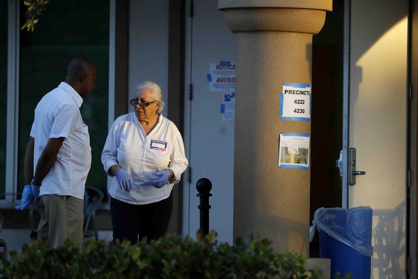 Los colegios de votación en el estado de Florida abrieron puertas a las 7:00 a.m. (AP)