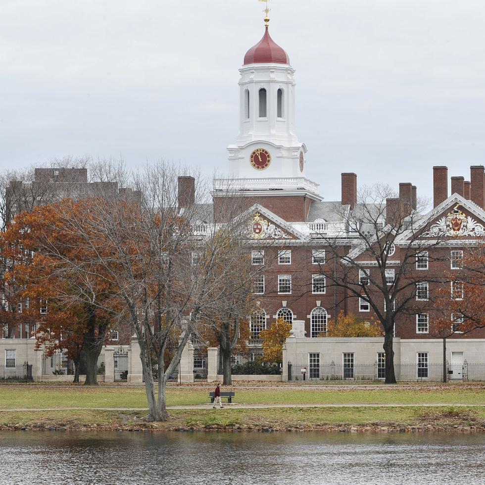 En esta foto de archivo del 13 de noviembre de 2008 se muestra el campus de la Universidad de Harvard en Cambridge, Massachusetts.
