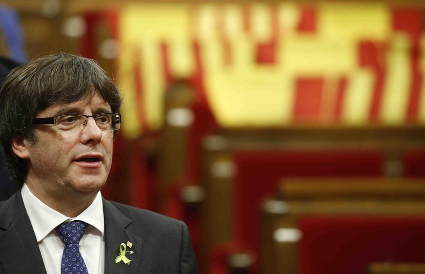 Puigdemont está combatiendo una orden de extradición española. (AP)