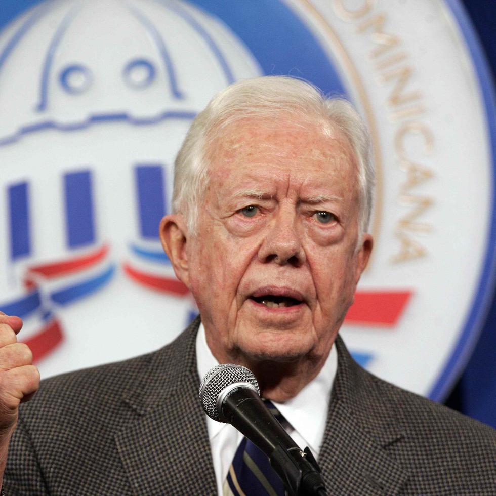 El expresidente Jimmy Carter. (Agencia EFE)