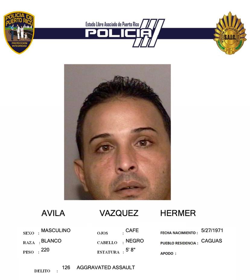 Una de las varias fichas de Hermes Ávila Vázquez en la Policía de Puerto Rico.