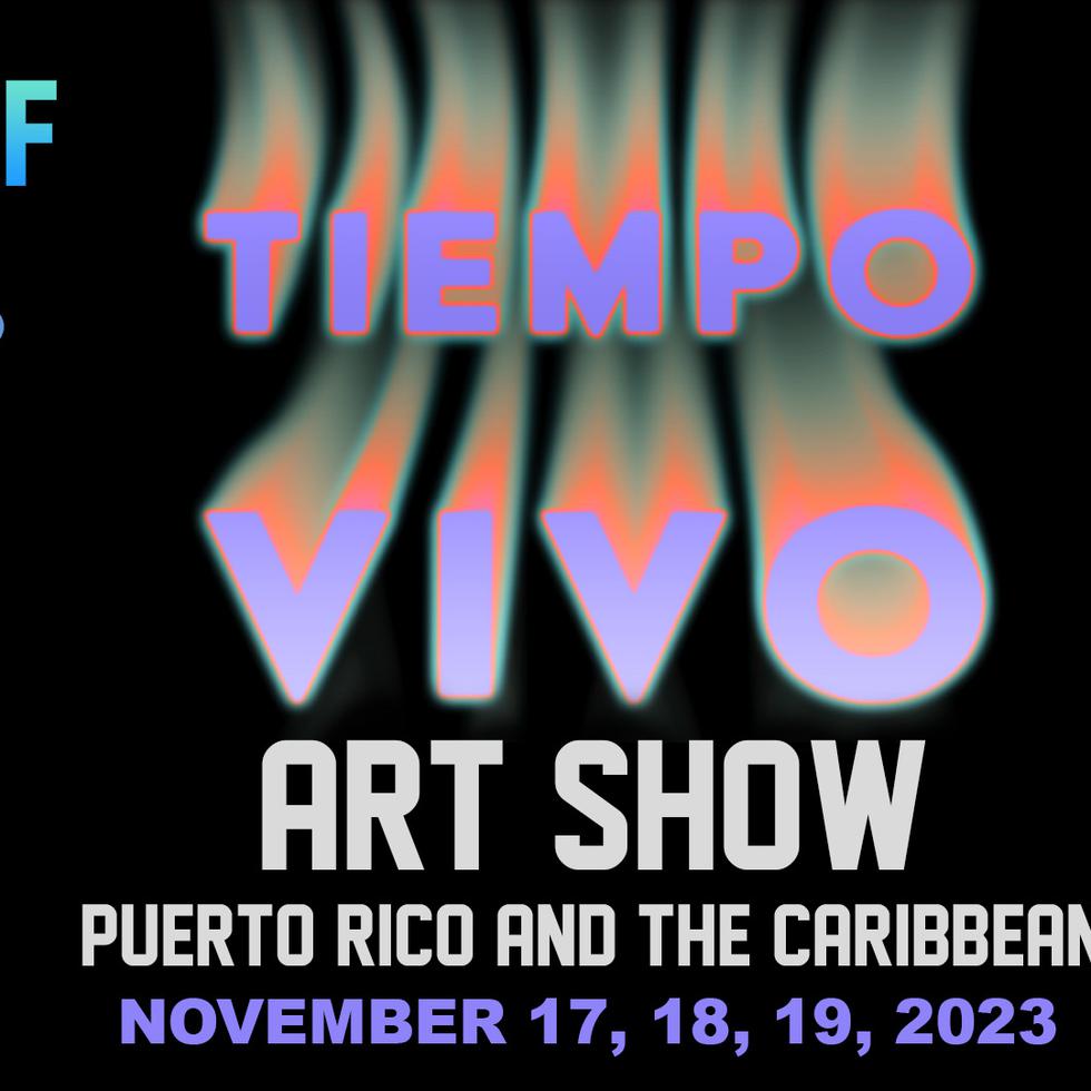 Afiche del evento artístico "Tiempo vivo".