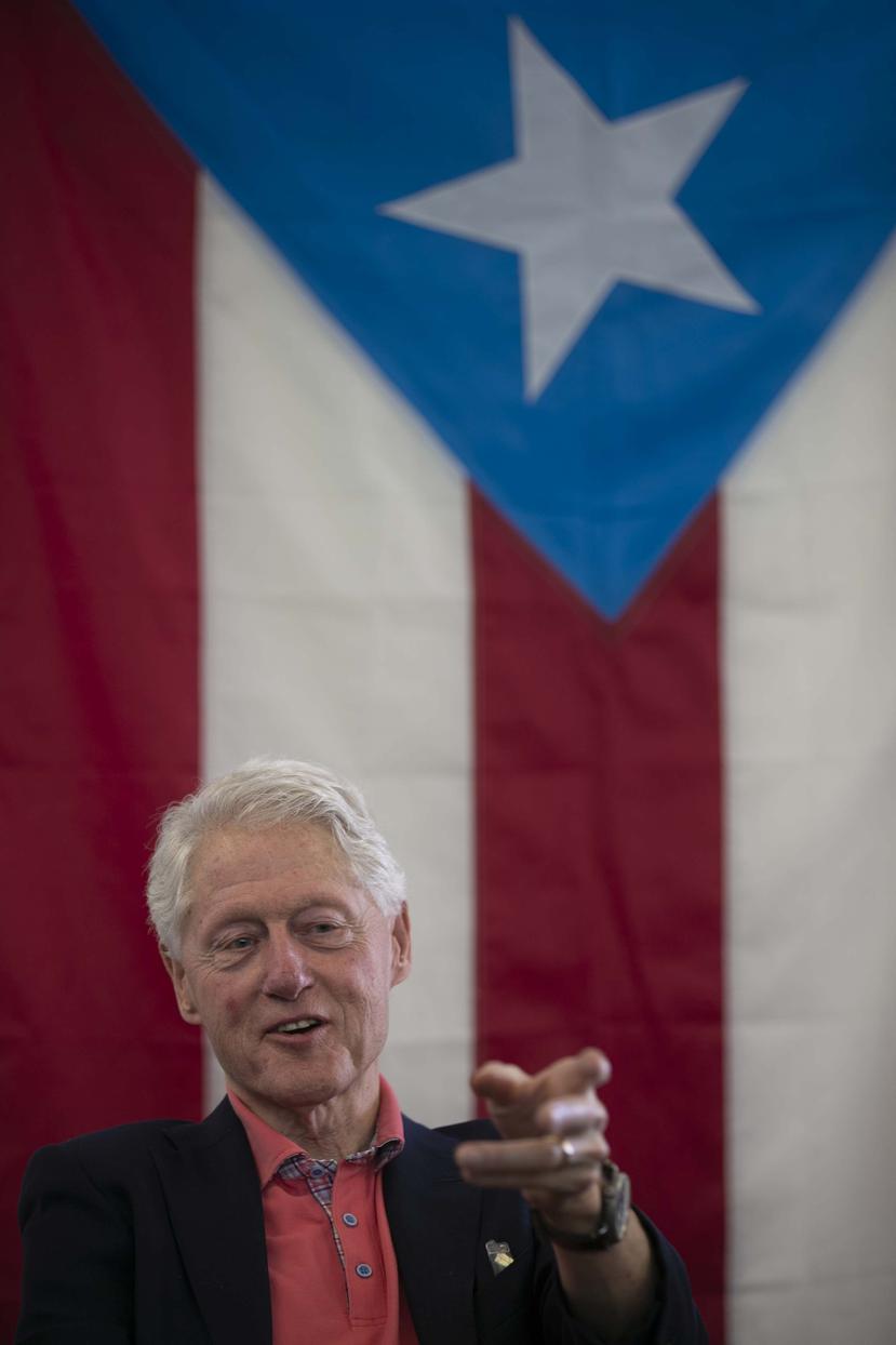 Clinton se mostró "muy agradecido por lo que Puerto Rico ha hecho por mi familia”.