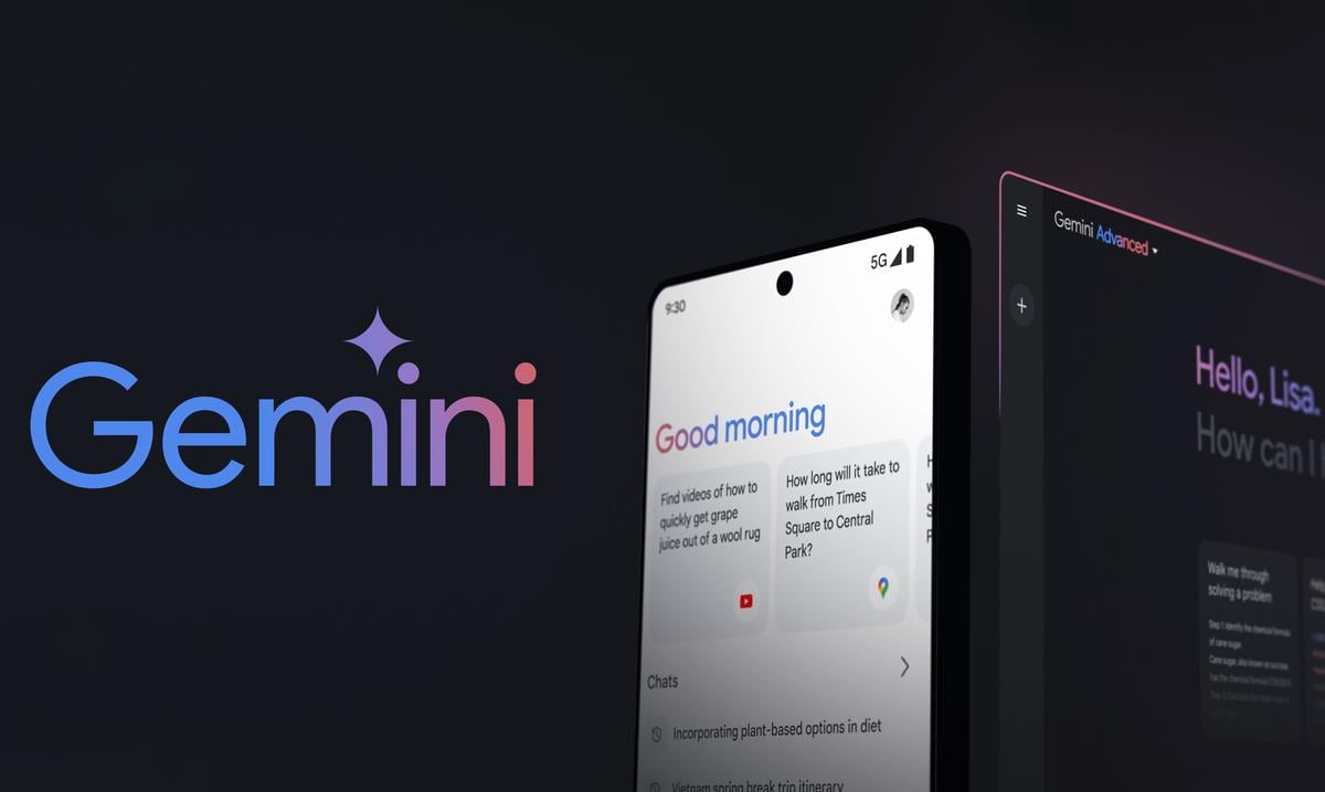 Google cambia el nombre de su chatbot de inteligencia artificial a Gemini y lanza su primera aplicación móvil