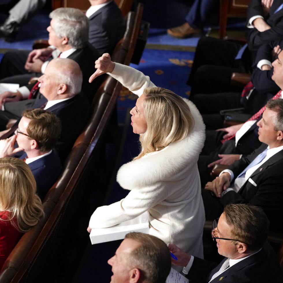La congresista Marjorie Taylor Greene, una de las mayores aliadas de Donald Trump en la Cámara, ha criticado fuertemente a Joe Biden por el dinero que invierte en Ucrania.