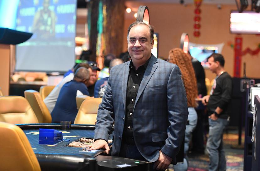 En la foto, Ismael Vega, gerente general del casino.