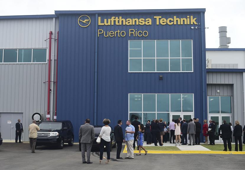 Instalaciones de Lufthansa Technick, en Aguadilla. (Archivo / GFR Media)