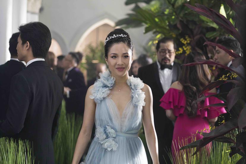 Constance Wu en una escena de la película "Crazy Rich Asians". (AP)