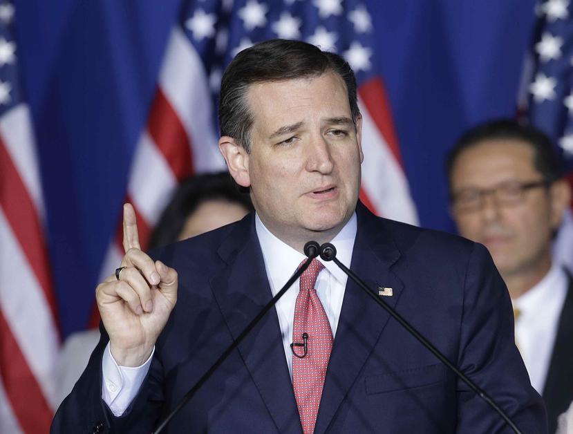 Ted Cruz puso fin a su campaña presidencial, abriéndole paso a Donald Trump para ser el nominado del Partido Republicano. (AP / Darron Cummings)
