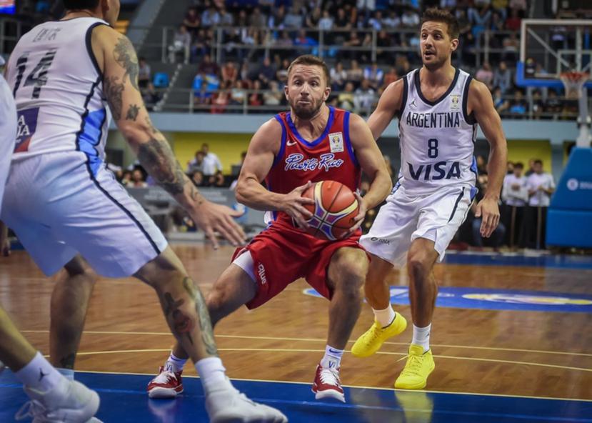 El armador José Juan Barea lideró la ofensiva de Puerto Rico durante el partido. (Cortesía FIBA)