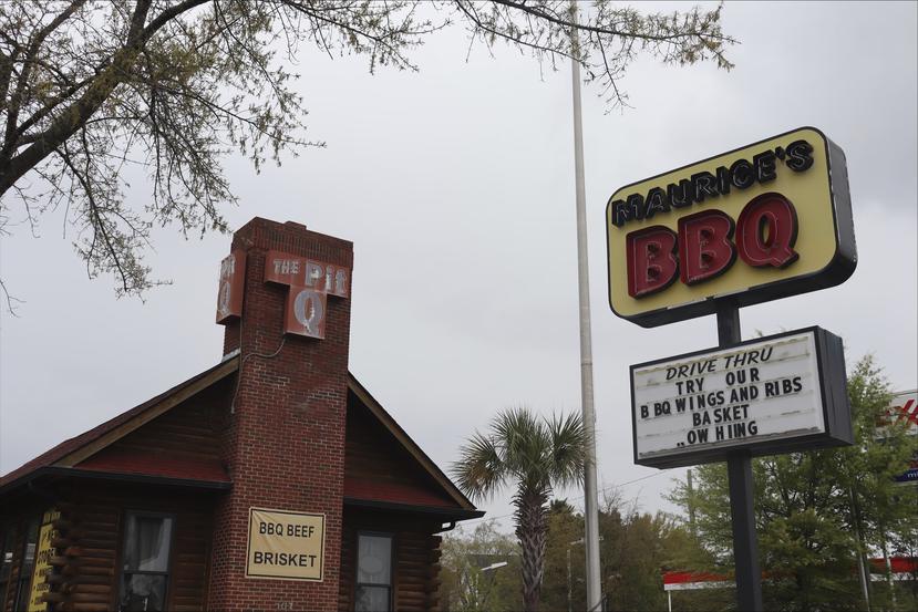 El restaurante Maurice's Piggie Park BBQ en Columbia, Carolina del Sur.